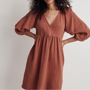 ✨ Marianna Puff-Sleeve Mini Dress, Size L